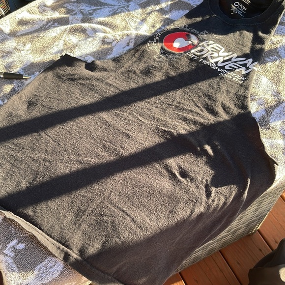 Men’s C/Port and company muscle t-shirt. Revival Driven print in front - Picture 2 of 6